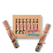 Load image into Gallery viewer, Bulk buy, Eco-Friendly, Red Flower, Box of 48 units | Bonbon Crackers
