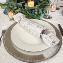 Load image into Gallery viewer, Christmas Re-Crackers | Handmade Waste Free Reusable Bonbons | Ultra High Quality | Silver & Ice | Box of 8