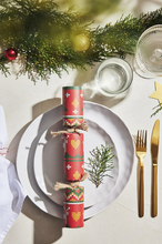 Load image into Gallery viewer, Bulk buy, Eco-Friendly, Knitted Reindeer & Tree 12", Box of 48 units | Bonbon Crackers