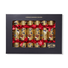 Load image into Gallery viewer, Luxury, Gold Toy Soldier, 13&quot; Ultra High Quality, Handmade Bon Bon - Box of 8 | Bonbon Crackers

