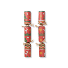Load image into Gallery viewer, Eco-Friendly, Knitted Reindeer &amp; Tree 12&quot;, Box of 8 | Bonbon Crackers
