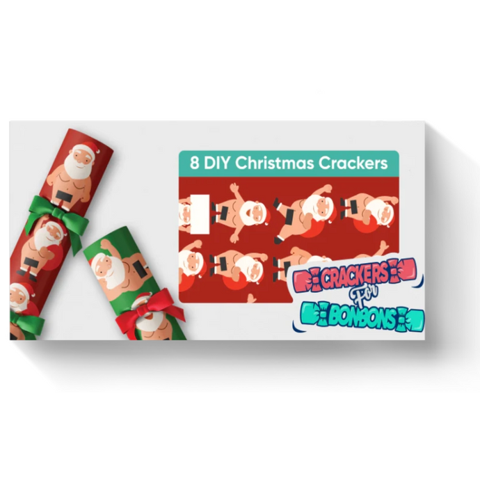 DIY - Naughty Santa, Pack of 8