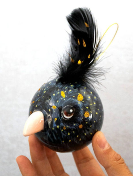 Black Cockatoo - Christmas Tree Decoration