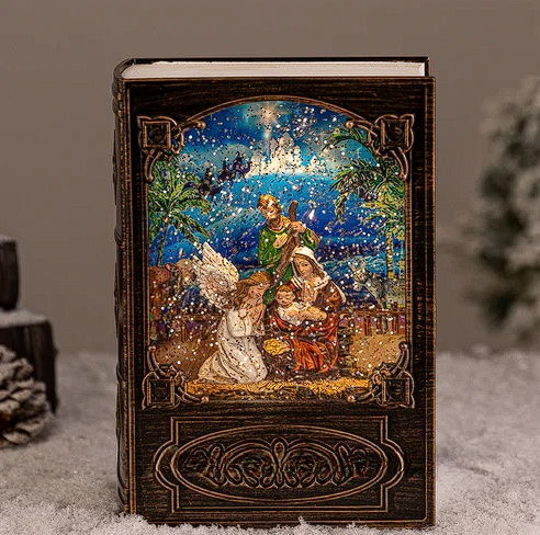 Book - Nativity | Exquisite Snow Globes