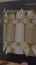 Load and play video in Gallery viewer, Luxury, Tartan, 13&quot; Ultra High Quality, Handmade Bon Bon - Box of 8 | Bonbon Crackers
