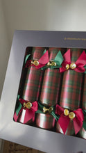 Load and play video in Gallery viewer, Luxury, Tartan, 13&quot; Ultra High Quality, Handmade Bon Bon - Box of 8 | Bonbon Crackers
