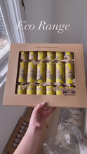 Load and play video in Gallery viewer, Eco-Friendly, Flowering Gum 12&quot;, Box of 8 | Bonbon Crackers
